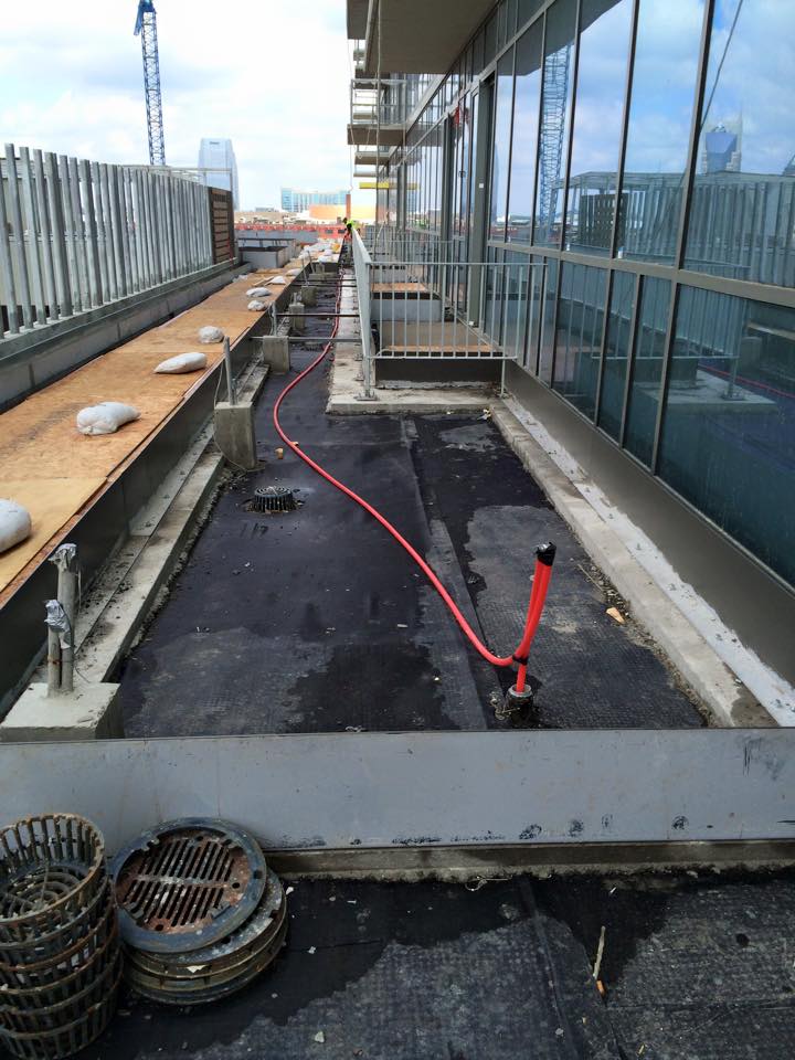 rooftop job installation