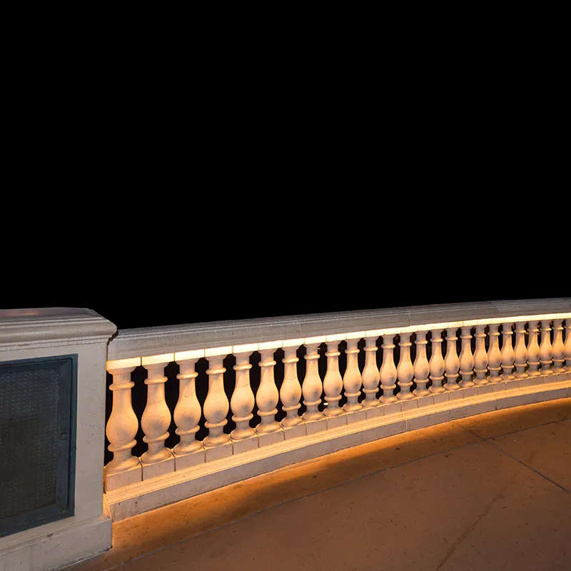 LED strip lights professionally installed by architectural and landscape lighting contractor
